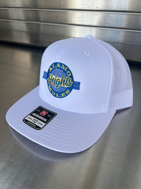 AH Hat - Blue Gold Heights Logo - Mesh Back