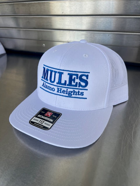 AH Hat - Blue Mules Logo - Mesh Back